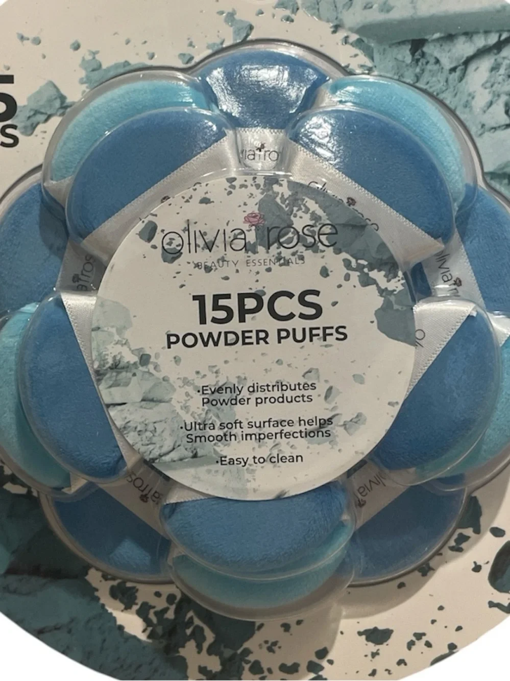 Olivia Rose - 15PCS - Mini Powder Puffs Set